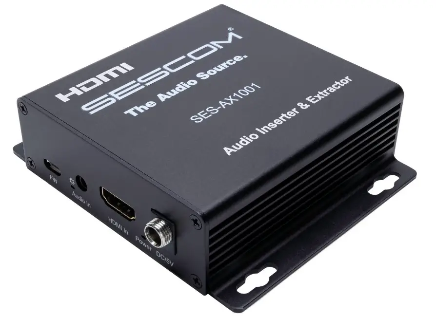 SESCOM SES-AX1001 4K HDMI Audio Embedder and Extractor