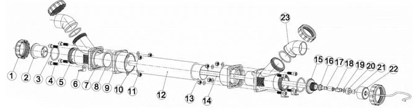 LIFEGARD AQUATICS R450107 Pro-MAX Ultraviolet Sterilizer 28