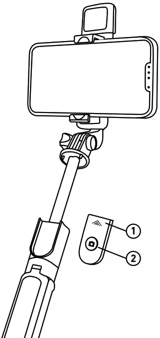 sbs L07 Tripod Stick Tripod and LED Light - Specification