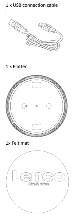 Lenco L 3809 L 3818 Direct Drive Turntable with USB Recording-fig2