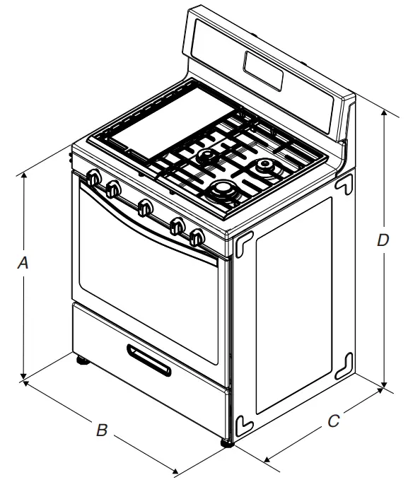 Whirlpool W11508871A 30 Inche White Free Standing Gas Range - fig 4