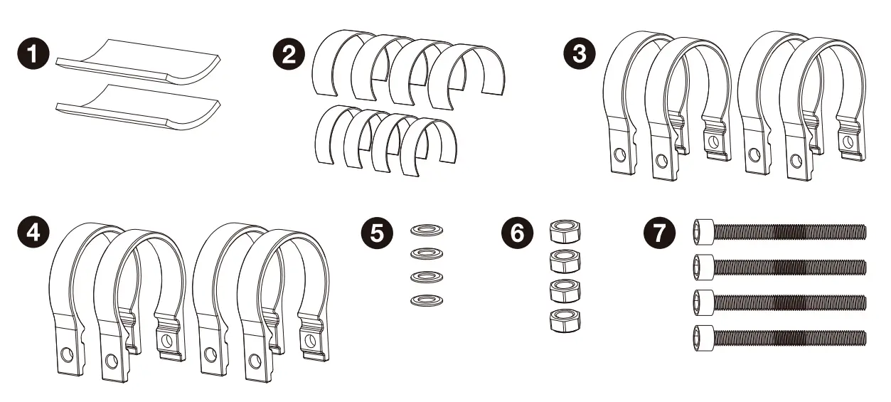 ROCKVILLE 6.5″ Marine Board Tower Speaker - figurer 1