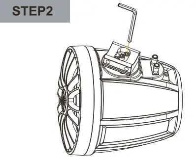 ROCKVILLE 6.5″ Marine Board Tower Speaker - setup 2