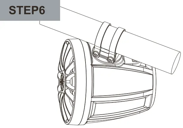 ROCKVILLE 6.5″ Marine Board Tower Speaker - setup 6