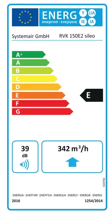Puravent 30336 RVK 150E2 SILEO 1PH 230V Circular Duct Fans - Fig
