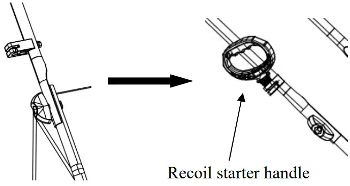 Recoil Starter Handle.