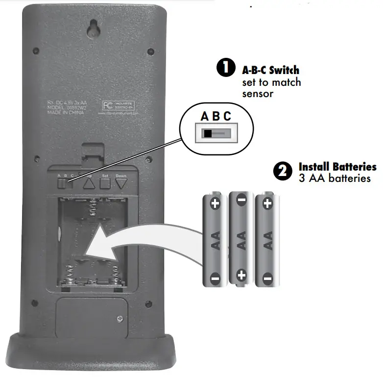 ACURITE 00592W Thermometer - Display Unit Setup