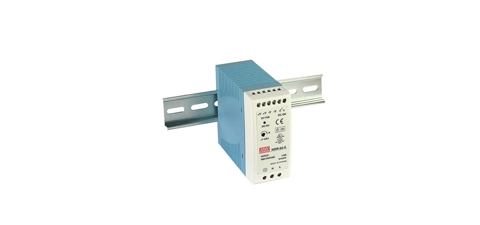 Mean Well Mdr-60 Series 60w Single Output Industrial Din Rail Power Supply Instructions