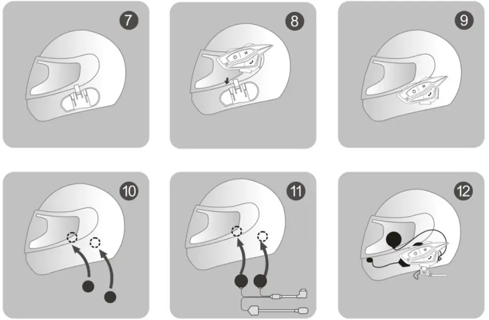 Hysnox Shark 08 Intercom Headset - Figure 14