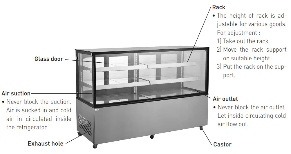 Arctic Refrigerated Display Cabinets with 2 Shelves - icon3