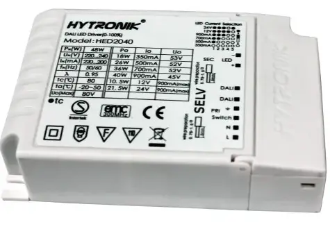 HYTRONIK HED2040 DALI LED Driver