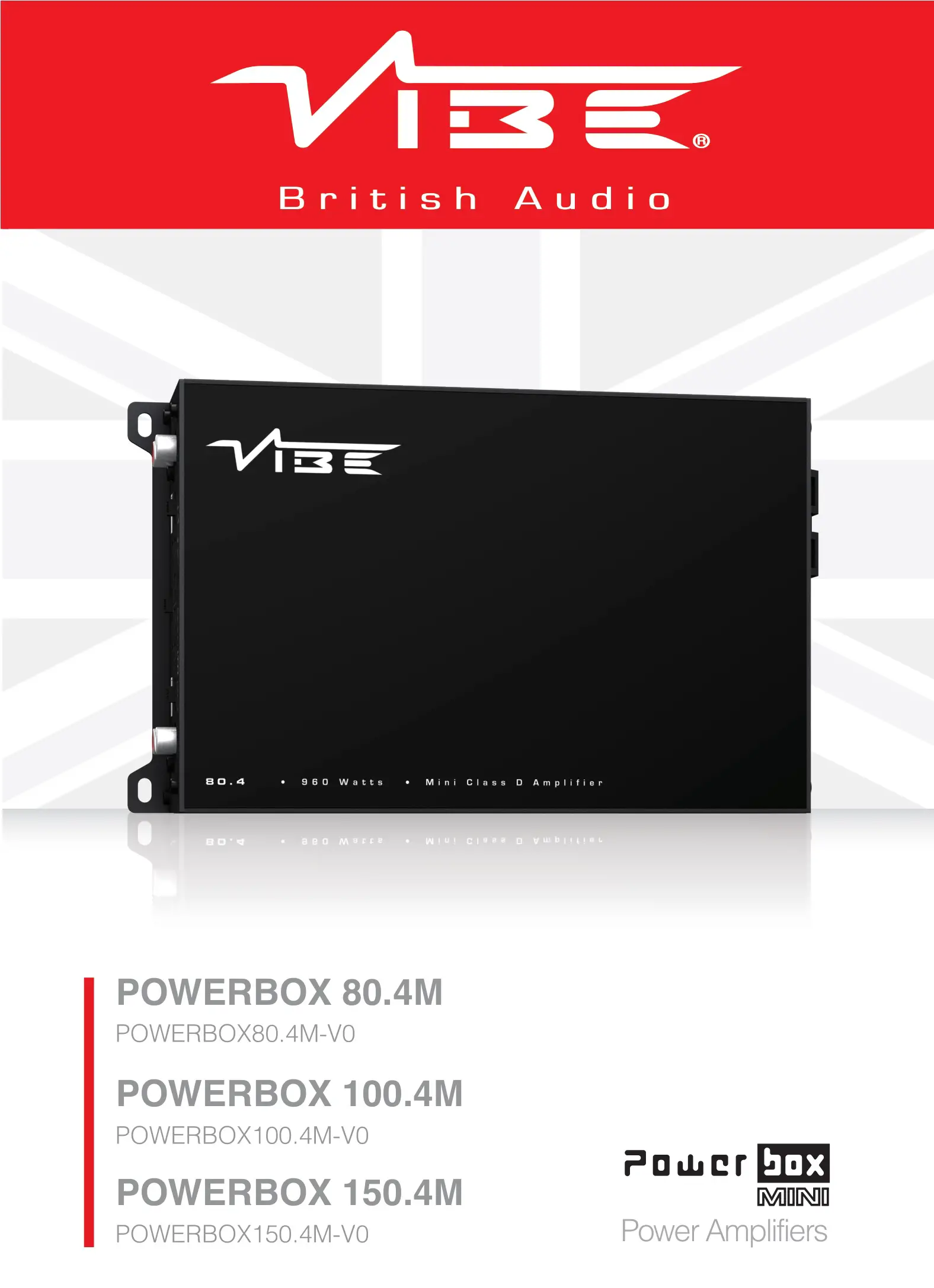 POWERBOX 80.4M Micro Amplifier User Manual