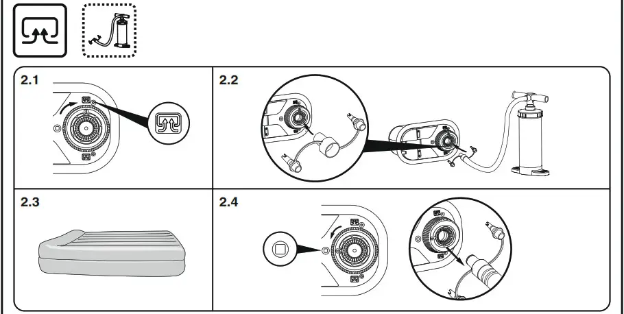 Bestway 67630 Built In AC Pump Airbed - overview 2
