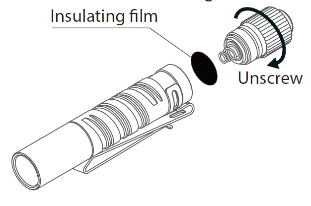 OLIGHT i3T EOS Slim EDC Flashlight Desert Tan 2