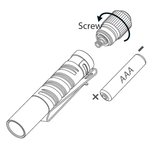 OLIGHT i3T EOS Slim EDC Flashlight Desert Tan 3