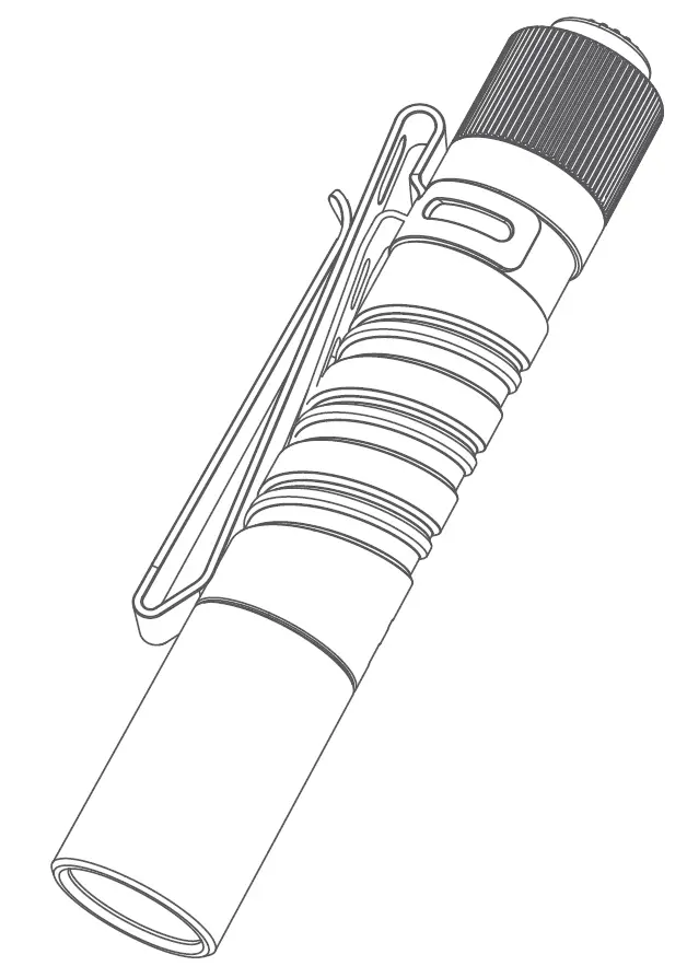 OLIGHT i3T EOS Slim EDC Flashlight Desert Tan