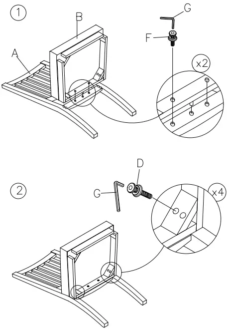 ASHLEY D756-01 Hennington Dining Chair 2