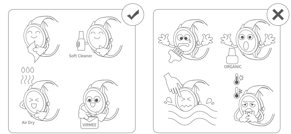 VIRMEE GEARFLY DG3 Smart Watch- Care