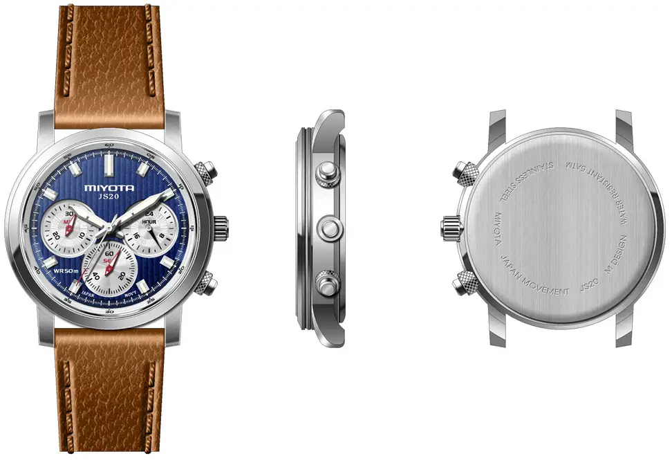 MIYOTA JS20 Small Second Chronograph