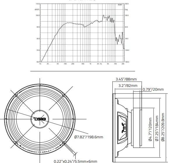 DS18 PRO-88XA 8 Inch 10TH Anniversary Mid-Bass Loudspeaker 1