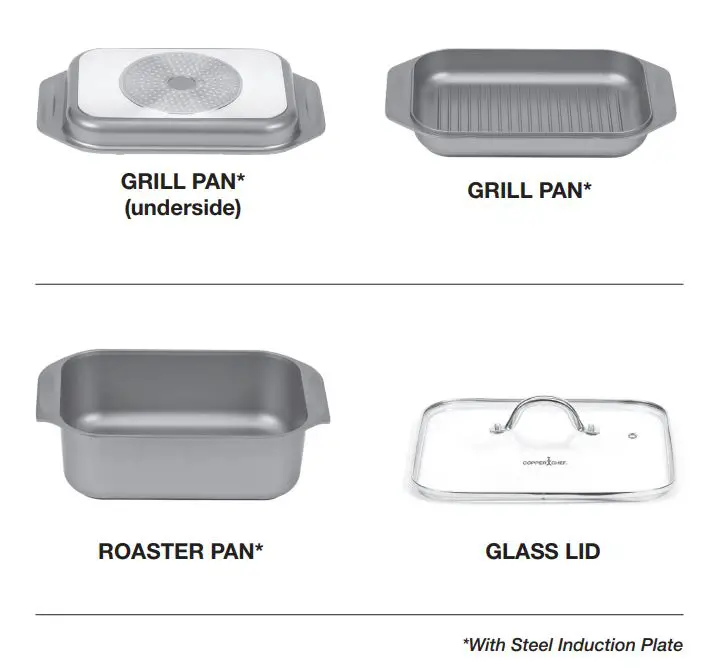 Copper Chef B07F1YBVNH Wonder Cooker Owner’s Manual - Parts & Accessories