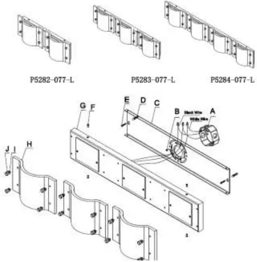 AMERICAN LIGHTING P5282-077-L Forest Ice LED Bath Vanity Light - Figure 1