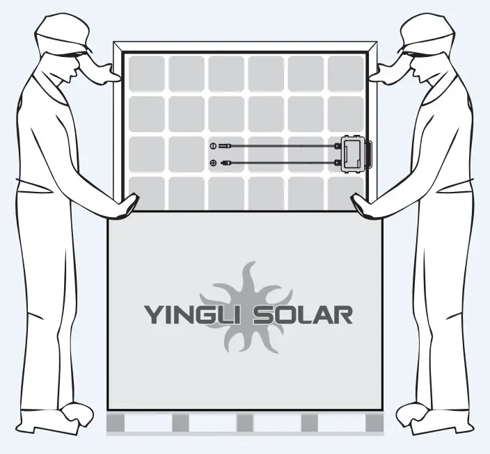 Removing PV modules from a pallet