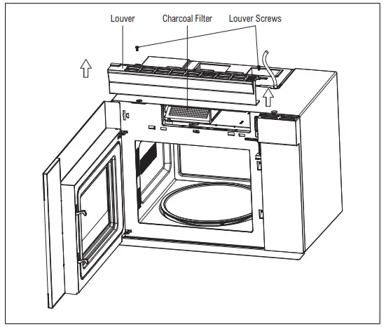 SHARP SMO1461GS 24 Inch Over Range Microwave Oven - Fig 7
