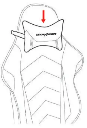 Attach headrest cushion