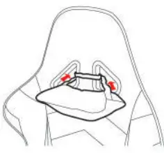 Attach Headrest cushion