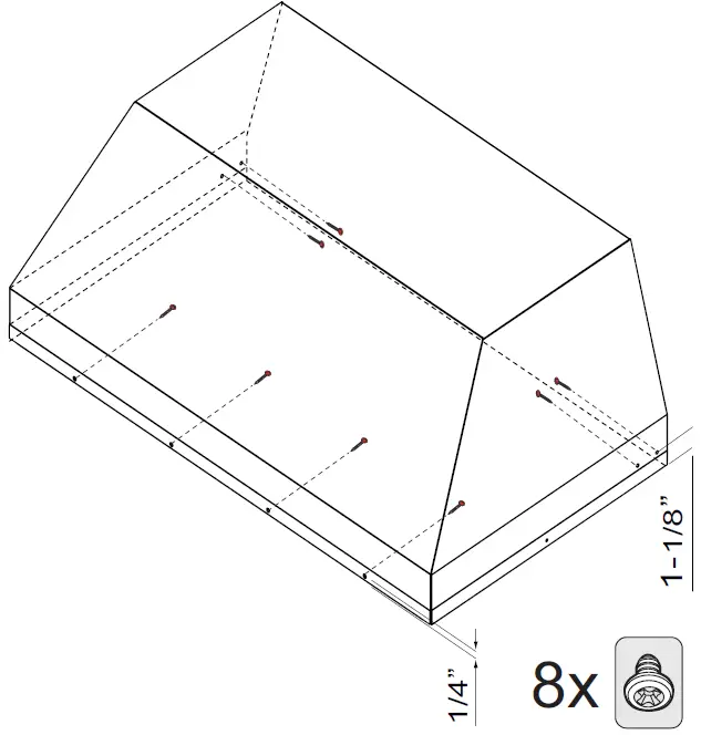 XOIL4819KSE 48 Inch Range Hood Inser 14