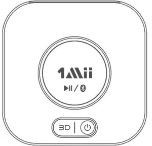 1Mii B06 Plus Bluetooth Audio Adapter with 3D Surround