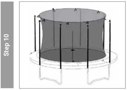 BluMill SDT-1004HI Trampoline - TASSEMBLY INSTRUCTIONS10