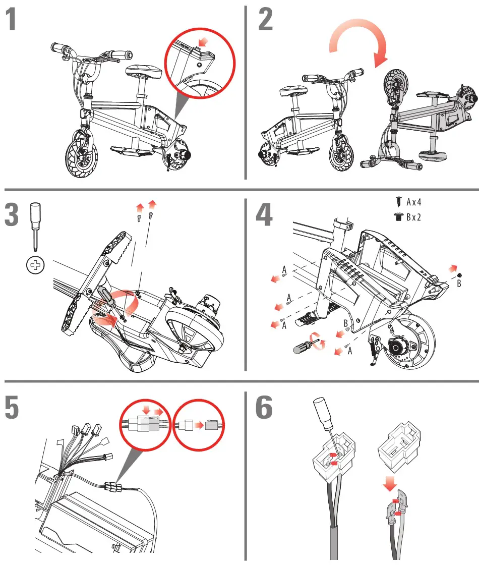 Razor 15173960 E-Punk Electric Micro Bike Triciclo Electrico - Rear wheel, Hum Motor, battery replacement 1