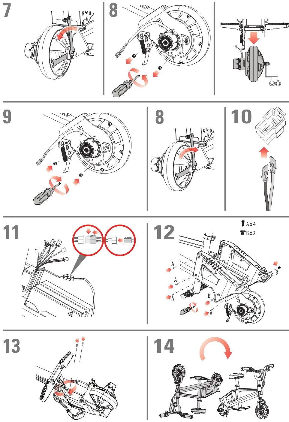 Razor 15173960 E-Punk Electric Micro Bike Triciclo Electrico - Rear wheel, Hum Motor, battery replacement 2