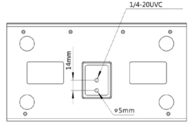 Lumens VC-TR1 Auto Tracking Camera-Bottom of Camera