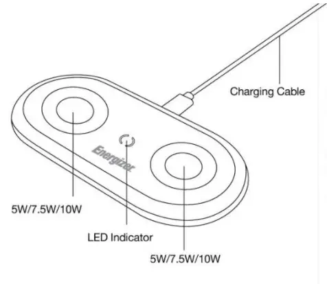 Energizer WCP205 Wireless Charging Pad-3