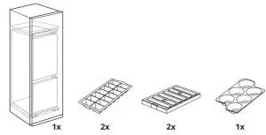 IKEA ISANDE 700 Integrated Fridge -FIGURE 1