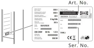 IKEA ISANDE 700 Integrated Fridge -FIGURE 5