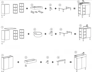 IKEA-Lillangen-Bathroom-Furniture-parts