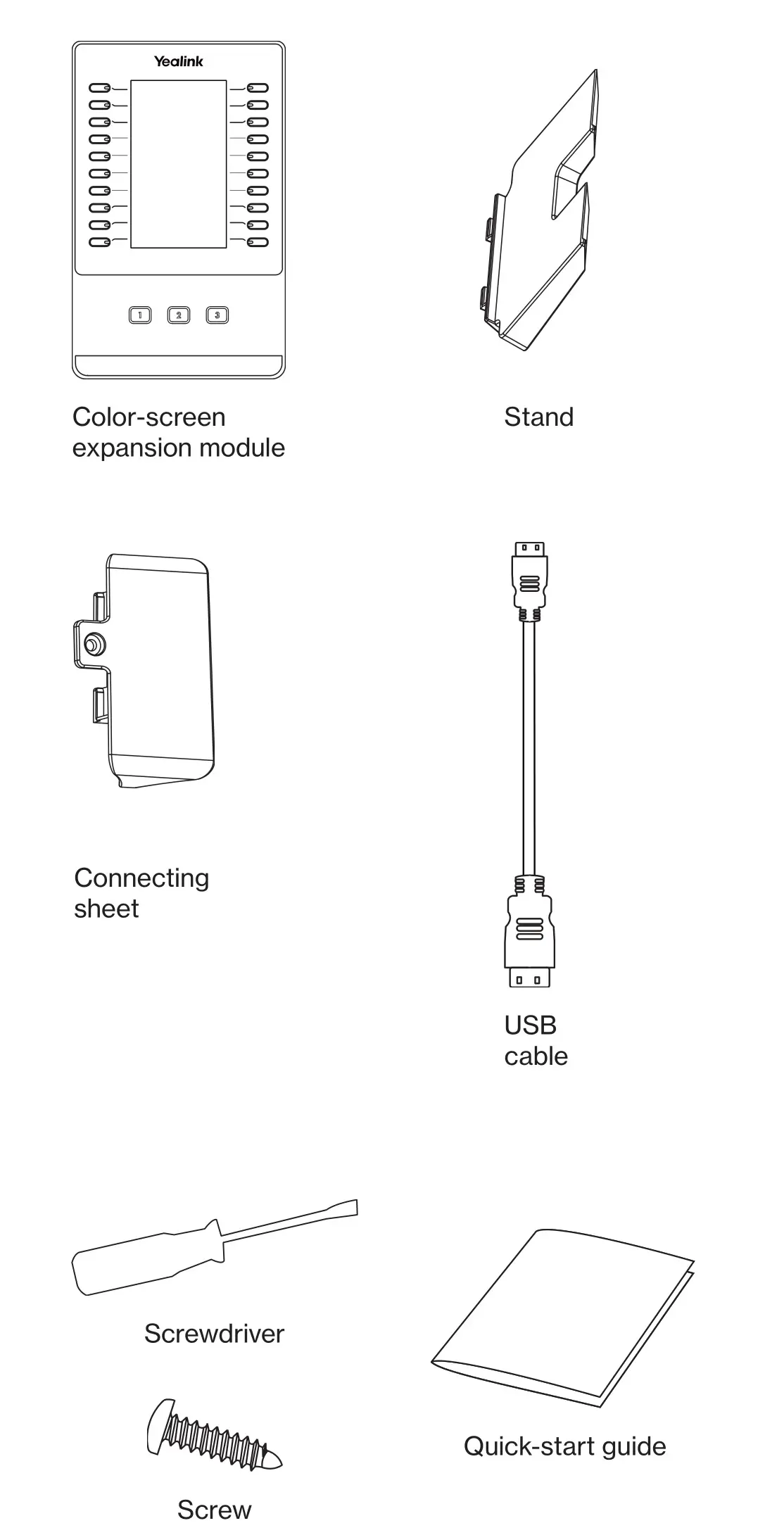 verizon EXP50 One Talk Expansion Module - Package contents
