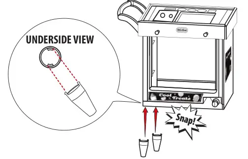 little tikes 656132 2 in 1 Lemonade and Ice Cream Stand - Attach Legs