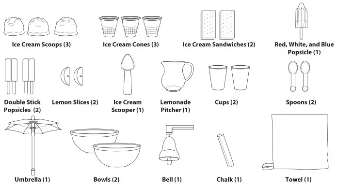 little tikes 656132 2 in 1 Lemonade and Ice Cream Stand - Cart Accessories