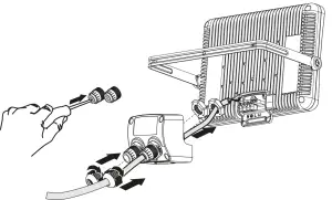 TIMEGUARD Professional Rewireable Floodlight - Installation5