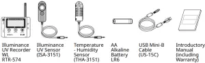 TANDD RTR-574 Illuminance UV Recorder WL - CONTENTS