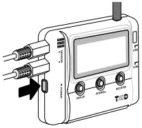 TANDD RTR-574 Illuminance UV Recorder WL -TURN ON THE POWER