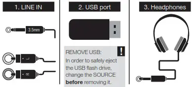 CRYSTAL AUDIO 3D-HIFI360 Wireless Mini Hi-Fi - Set it up 4