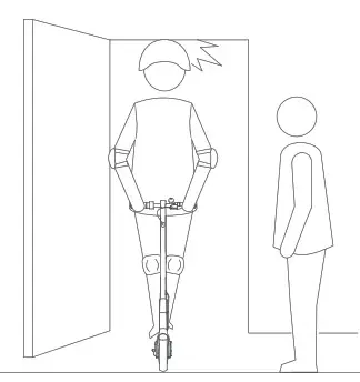 xiaomi DDHBC02NEB Electric Scooter Pro- Avoid hitting