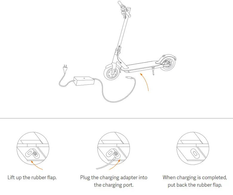 xiaomi DDHBC02NEB Electric Scooter Pro- Charge Your Scooter