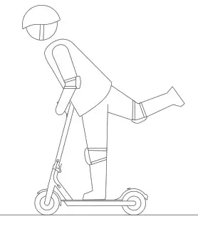 xiaomi DDHBC02NEB Electric Scooter Pro- Do not ride 2